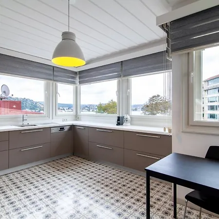 Mesmerizing Flat With Bosphorus View In Sariyer Istanbul